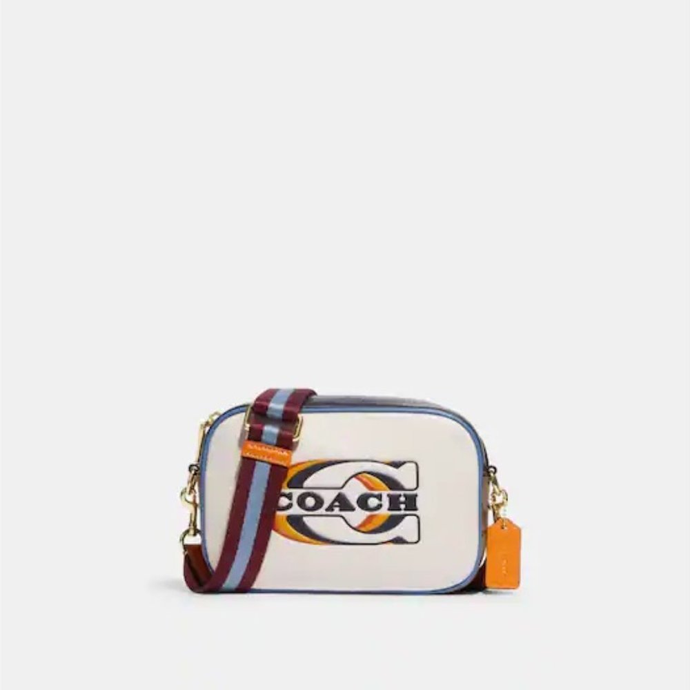 COACH - Mini Jamie Camera Bag In Colorblock Signature Canvas With Coach …